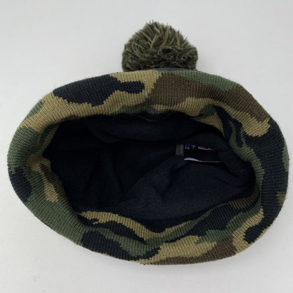 Philadelphia‎ 76ers Camo Beanie Salute Army Hat NBA Basketball Sixers Fleece - Picture 6 of 8